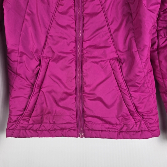 Columbia Womens Hot Pink Lightweight Thin Puffer Jacket Size Small Zip UpPockets - Picture 4 of 15